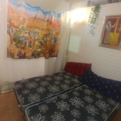 חדר ערוך לזוג ללינה בשבת