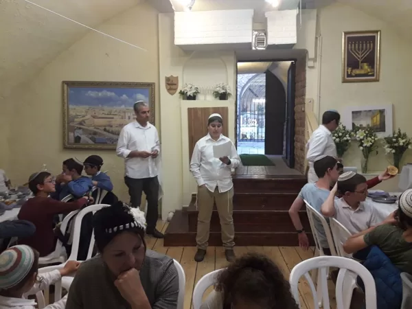 בר מצוה באתנחתא ברובע משפחת דניאלי - אדר תשעח